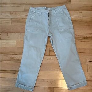 LILA RYAN Light Beige Crop Pants